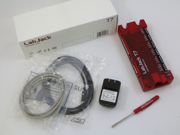 Labjack T7_USB_Ethernet_DAQ_package_contents
